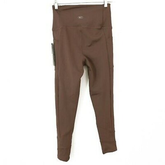 Kay Unger Skinny Leggings Size S High Rise Media Pockets Taupe NEW Tag B13 - Picture 2 of 5